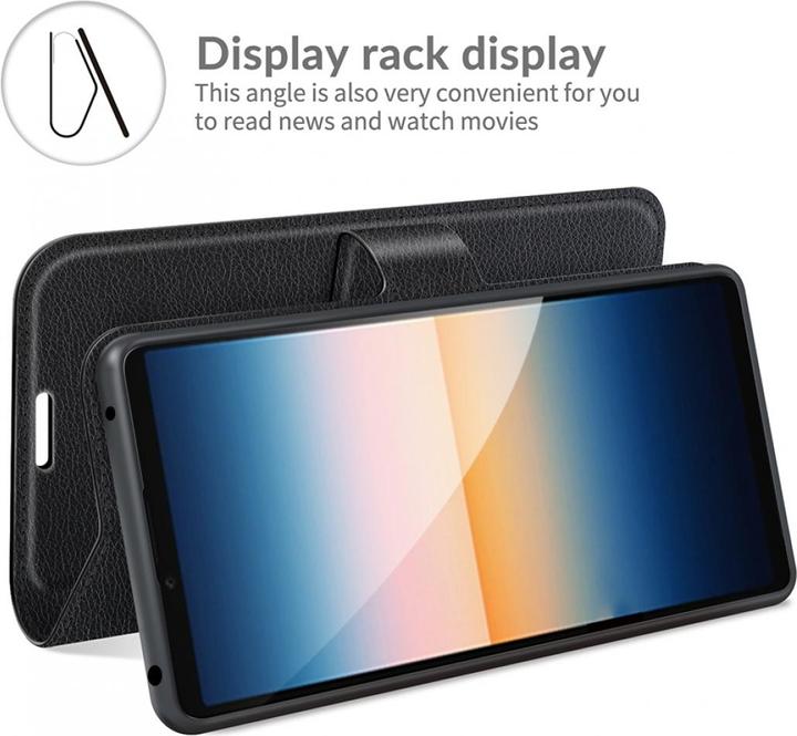 Image du produit Screenguard Housse cuir Sony Xperia 10 III Leather Guard (Sony Xperia 10 III)