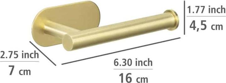 Actual product image Wenko Turbo-Loc toilet roll holder.
