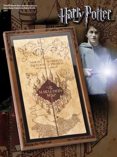 Actual product image Noble Collection Harry Potter Display for The Map of the Prowler