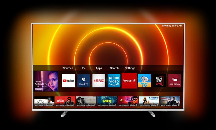 Produktbild Philips 58PUS7855 Ambilight (58", LCD, 4K, 2020)