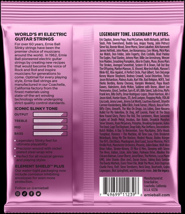 Produktbild Ernie Ball Saitensatz, Slinky Nickel, Mega 10,5-48, 3er-Pack (6 x, E-Gitarre, 0.05")
