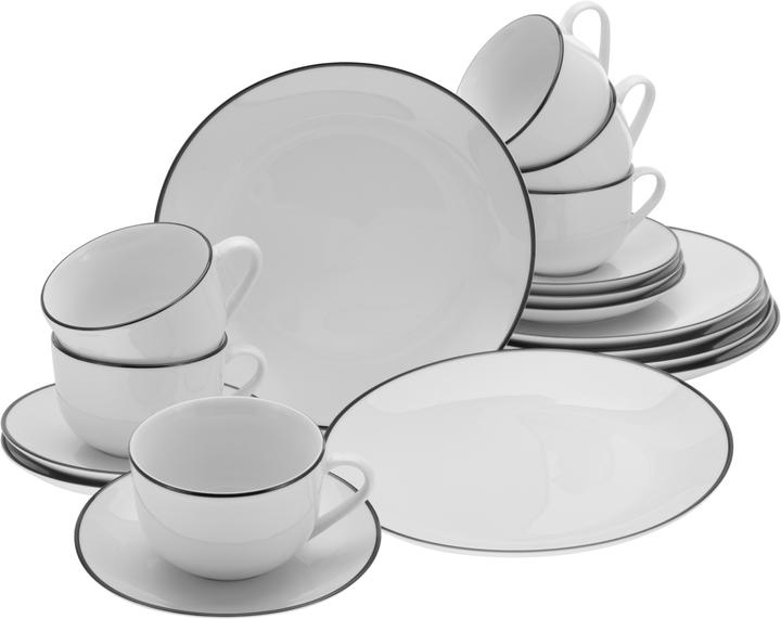 Actual product image CreaTable Luna Black Line (18 Piece)