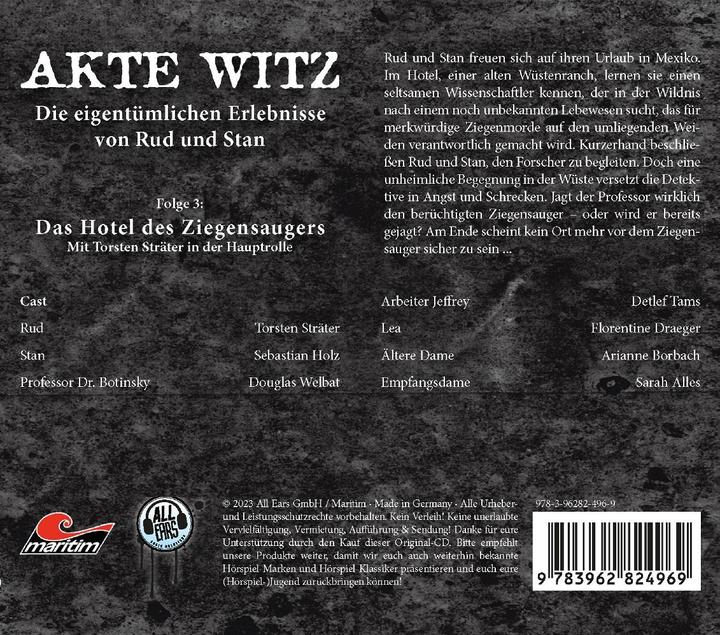 Actual product image Joke file 3 The hotel of the goat sucker (Joke file, German)