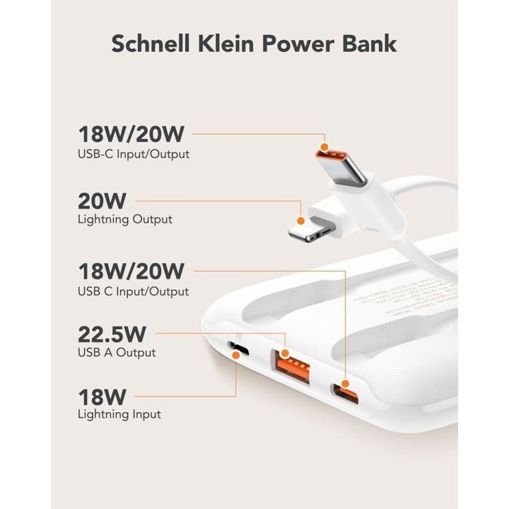 Actual product image Veger C11 (10000 mAh, 22.50 W, 38.50 Wh)