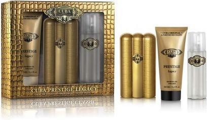 Cuba Prestige Legacy Geschenkset für Männer 3.3 fl.oz. Eau De Toilette Spray, 3.3 fl.oz. After Shave, 6.6 (Eau de Toilette)