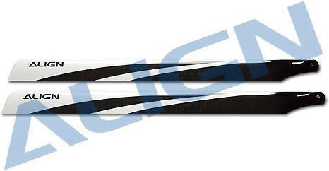 Actual product image Align 800 Carbon rotor blades
