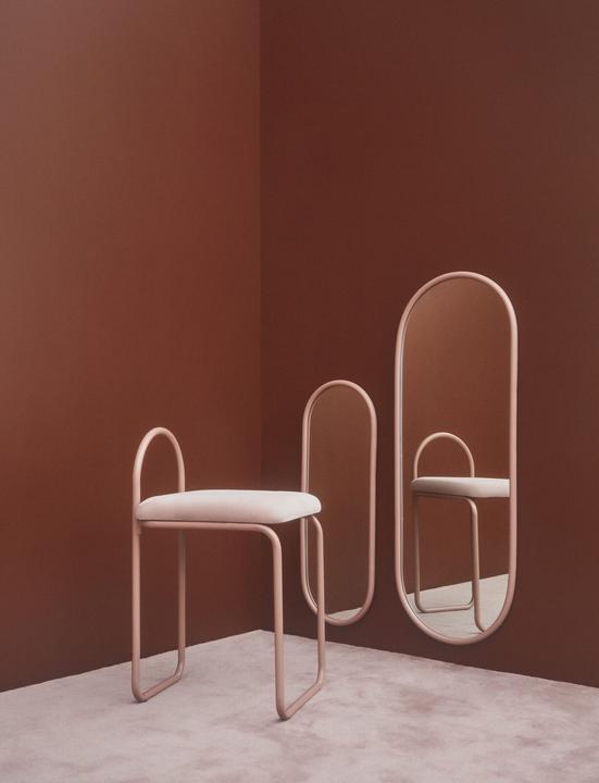 Productafbeelding Aytm Spiegel Angui - Rosé - 78 cm