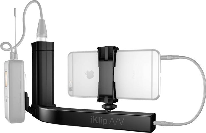 Image du produit IK Multimedia Support pour trépied de téléphone portable IP-IKLIP (Trépied Support de smartphone)