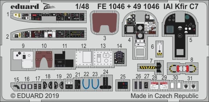 Produktbild Eduard IAI Kfir C7 for AMK