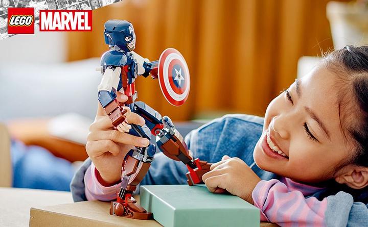 Produktbild LEGO Captain America Baufigur (76258, LEGO Marvel)
