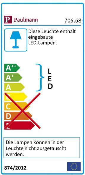 Energie-Label Paulmann MaxLED 500 Stripe Set (Warmweiss, 150 cm, Indoor)