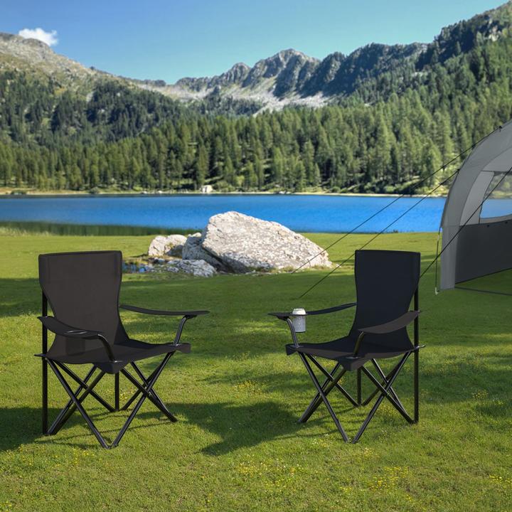 Actual product image tectake 2 Gil Camping Chairs