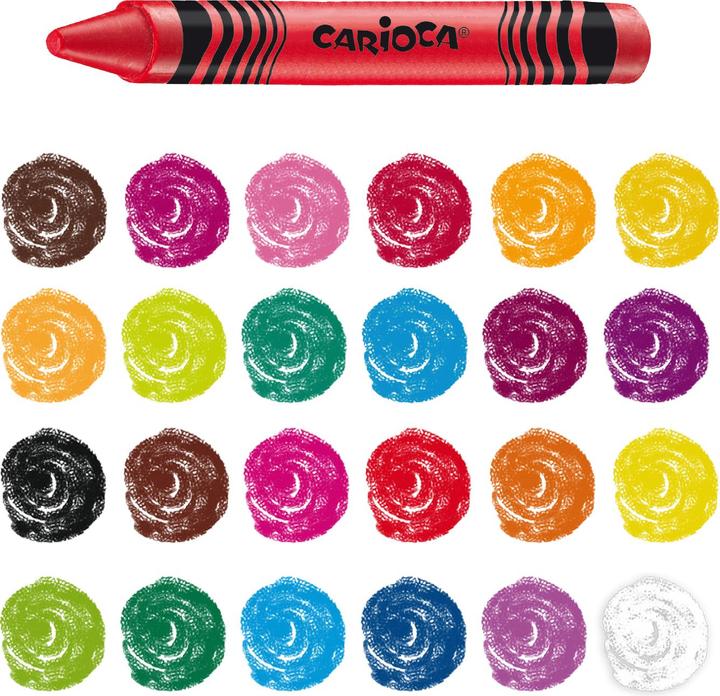 Produktbild Carioca Wachsmalkreide Maxi (Mehrfarbig, 50 x)