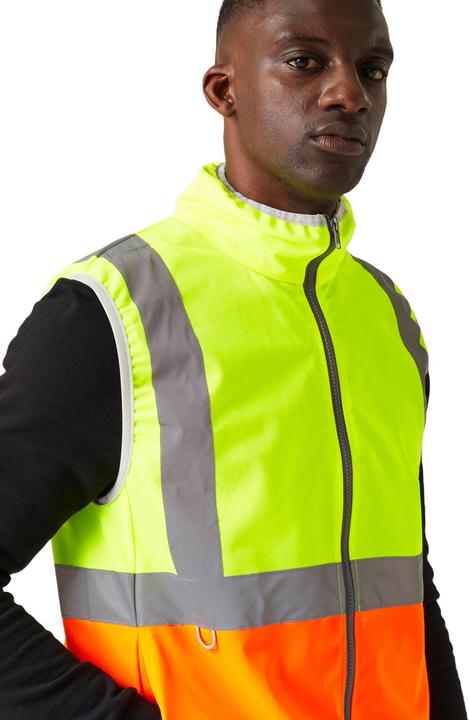 Produktbild Regatta Pro HiVis Weste Durchgehender Reissverschluss (S)