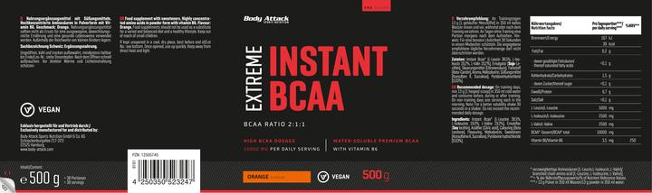 Produktbild Body Attack Extreme Instant BCAA (1 Stück, Pulver, 500 g)