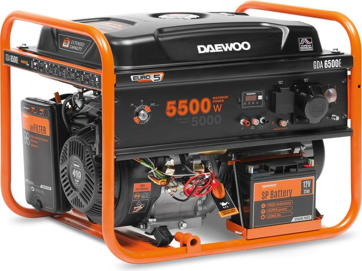 Actual product image Daewoo Power Products Petrol generator (5500 W, 30 l)