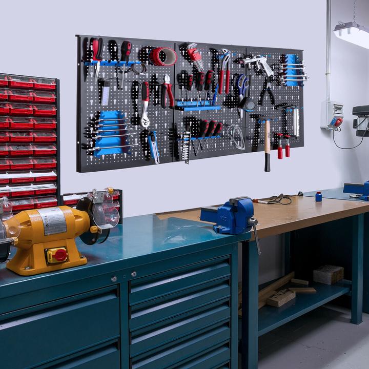 Image du produit Arebos Panneau à outils 17 pcs. bleu