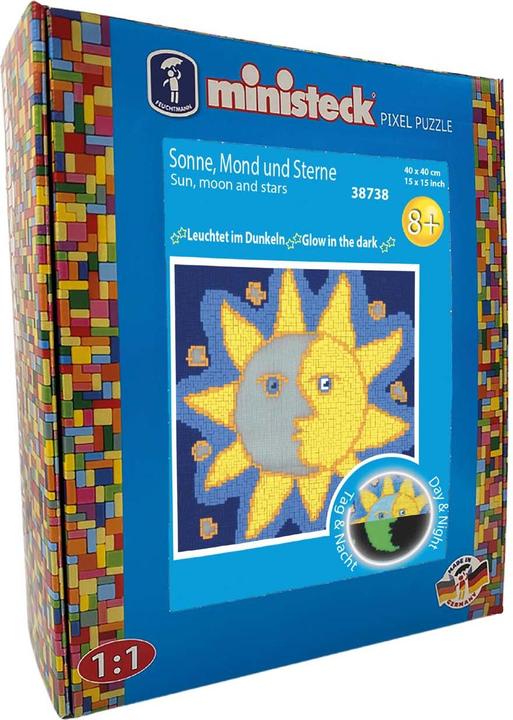 Actual product image Ministeck GITD Sun,Moon and Stars 3600T XXL Box