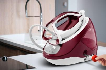 Image du produit Tefal GV9220 Centrale vapeur Durilium AirGlide Autoclean soleplate Bourgogne (2600 W, 540 g/min)