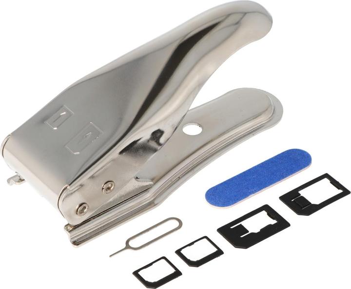 Produktbild AccuCell Stanzer für SIM-Karten auf Micro-SIM, Nano-SIM inkl. Adapter