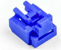 Actual product image Smart Keeper Basic RJ45 Port Blocker dark blue 100 pcs.