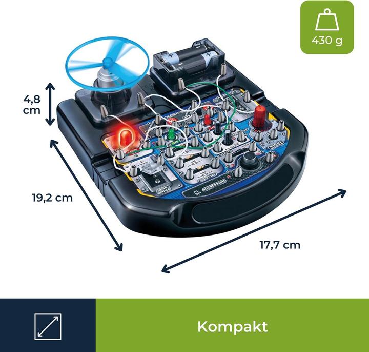 Image du produit Velleman Kit de projet électronique - 18 expériences - LED, ventilateur & son