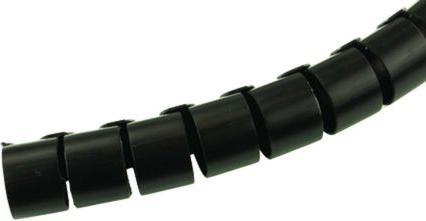 Actual product image HellermannTyton Black cable Helawrap HWPP16 (Cable conduit, 2500 cm)