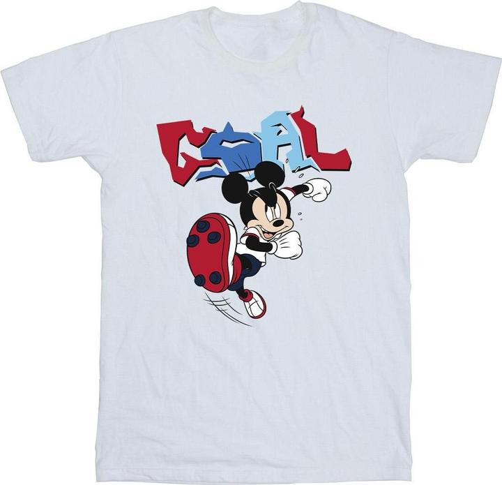 Disney Mickey Mouse Goal Striker Pose TShirt (L)