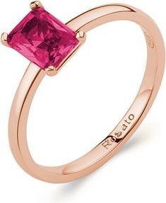 Rosato Minimalist bronze ring with fuchsia zircon Allegra RZAL062 - Circuit: 58 mm (58)
