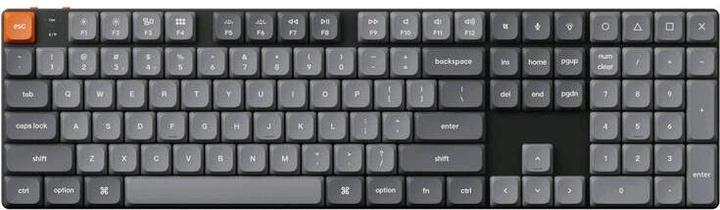 Produktbild Keychron K5 Max QMK/VIA kabellose mechanische Tastatur mit weisser Hintergrundbeleuchtung und (US, Kabellos, Kabelgebunden)
