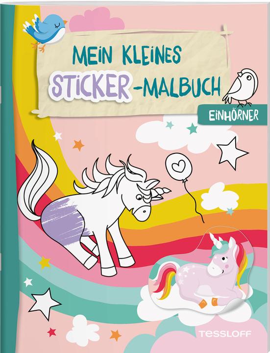 Produktbild Tessloff Mein kleines Sticker-Malbuch. Einhörner