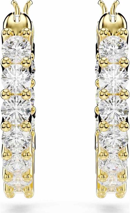Image du produit Swarovski Matrix Vittore Kreolen Rundschliff Weiss Goldlegierungsschicht