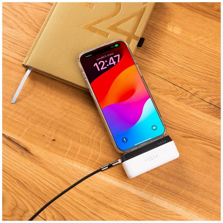 Actual product image Fixed Zen 5 Plug-in PowerBank, PD 20W, 5 000 mAh, white (5000 mAh, 20 W, 5000 Wh)