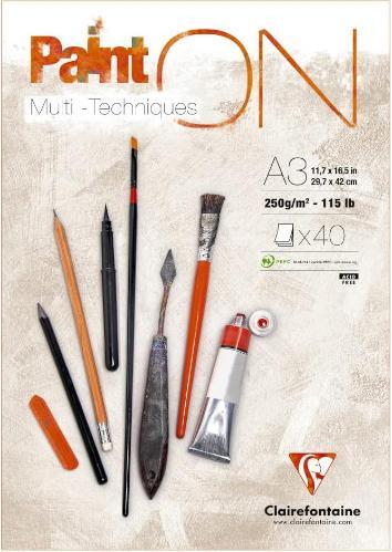 Immagine prodotto Clairefontaine Paint'On (250 g/m², 40 x)
