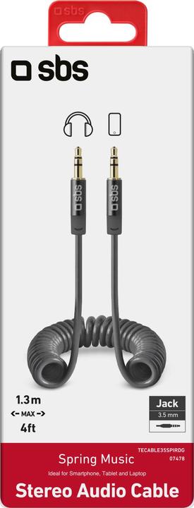 Produktbild SBS Kabel Klinke - Klinke (1.30 m, 3.5mm Klinke (AUX))