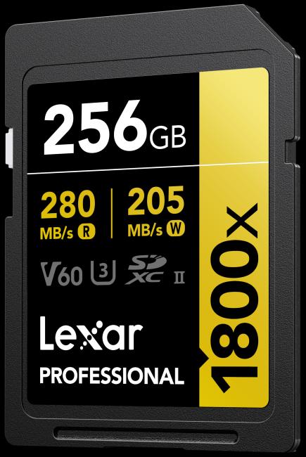 Immagine prodotto Lexar Professional Gold Series (256 GB, SDXC, U3, UHS-II)
