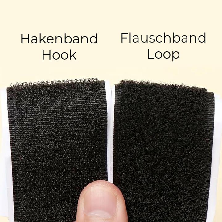 Produktbild König Design Klettband extra stark selbstklebend Abmessung wählbar Klettverschluss 15 - 50 mm (50 mm)
