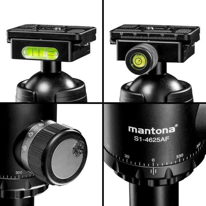 Actual product image mantona Fortress 46 Ball Head (S1-4625AF) (Spherical head)