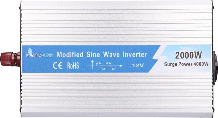 Immagine prodotto Extralink CONVERTITORE DI TENSIONE 12V - 230V, 2000W, SINUS MODIFICATO OPIM-2000W