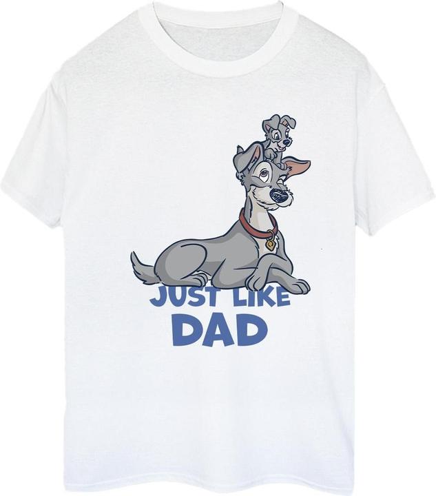 Disney Lady And The Tramp Just Like Dad TShirt (5XL)