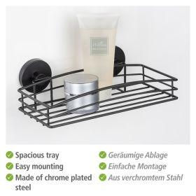 Produktbild Wenko Vacuum-Loc Wandablage schwarz (26 x 14 x 6.5 cm)
