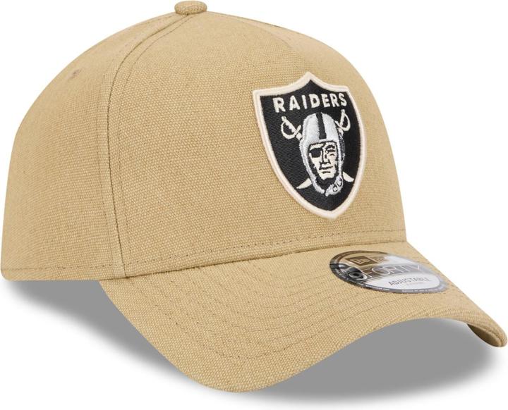 New Era A-Frame Trucker Leinen Cap - Las Vegas Raiders beige (One Size)