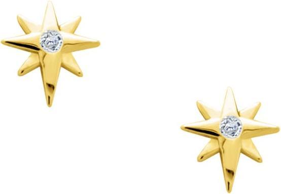 Candy Ohrringe Aura, 925 Sterling Silber, vergoldet (18k vergoldet, 925er Sterlingsilber)