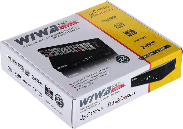Productafbeelding Wiwa Tuner TV H.265 2790Z (DVB-T HEVC/H.265 MPEG-4 AVC/H.264) (1 GB, DVB-T, DVB-T2)