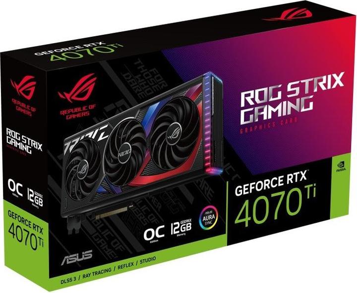 Image du produit ASUS ROG STRIX GeForce RTX 4070 Ti OC EDITION (12 Go)