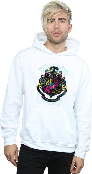 Produktbild Neon Hogwarts Crest Kapuzenpullover (L)