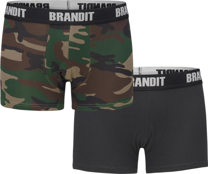 Produktbild Brandit Boxershorts Logo 2er Pack (S, 2er Pack)