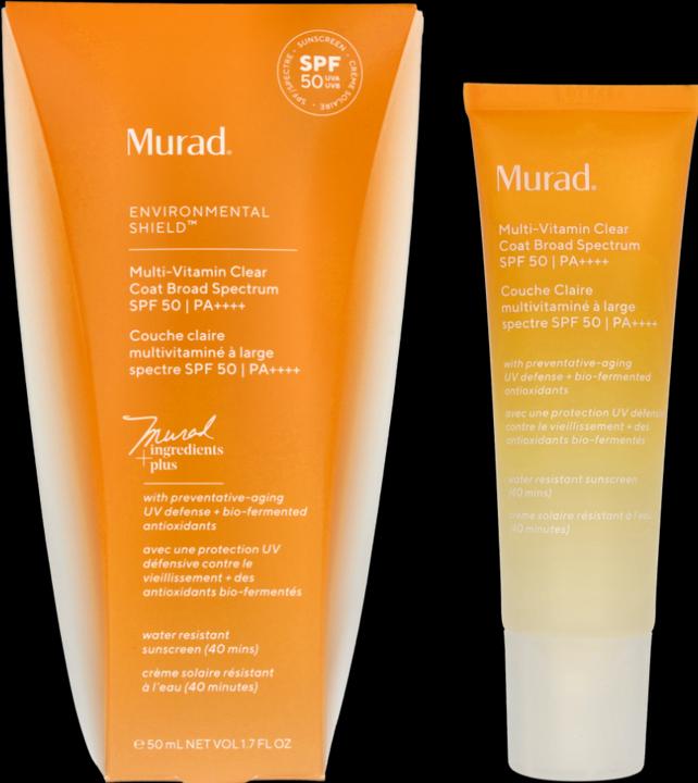Actual product image Murad Multi-Vitamin Clear Coat Cream SPF50 (Sun cream face, SPF 50, 50 ml)