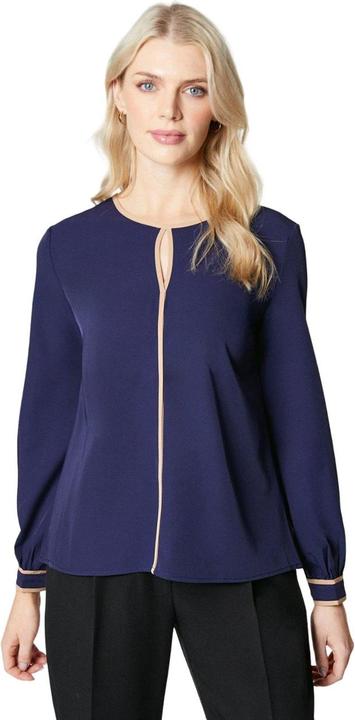 Principles Premium Bluse Kontrastpaspel