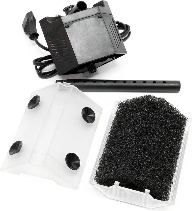 Image du produit SunSun JP-094 Pompe d’aquarium avec Filtre d’angle Nano XL 650l/h 7W (80 l, Filtres internes, Eau salée, Eau douce)